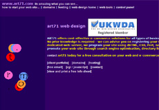 Mike Slater web technologies screen shot in 2000