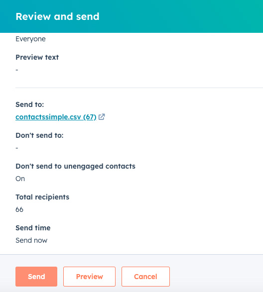 HubSpot help screen